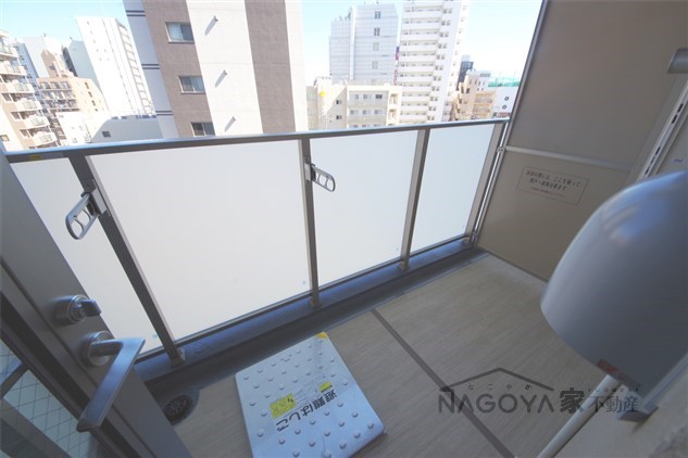 エステムコート名古屋新栄Ⅱアリーナ ベランダ