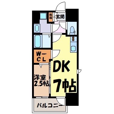 エステムコート名古屋新栄Ⅱアリーナ 間取り図