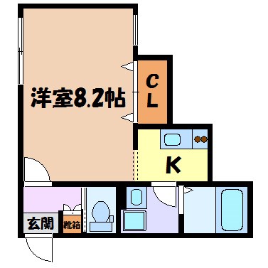 Branche覚王山Ⅱ 間取り図