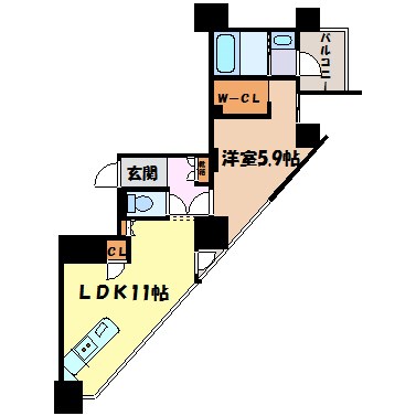 SK BUILDING-501 間取り図