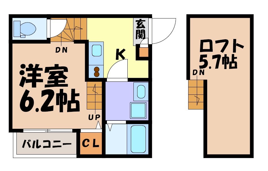 ESPACIO今池 間取り図