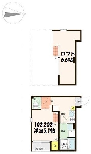 ハーモニーテラス神前Ⅱ 間取り図
