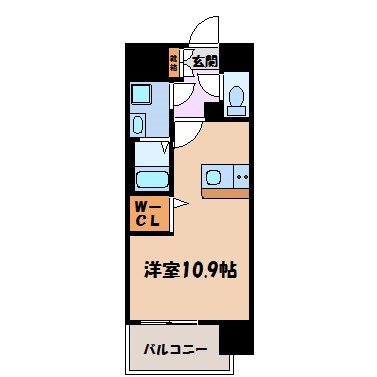 プレサンス金山デュアル 間取り図