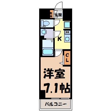プレサンス久屋大通公園セラフィ 間取り