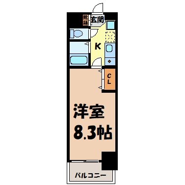 ヒルズ新栄2号館 間取り図