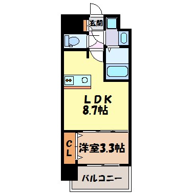 メイクスデザイン上前津 間取り図