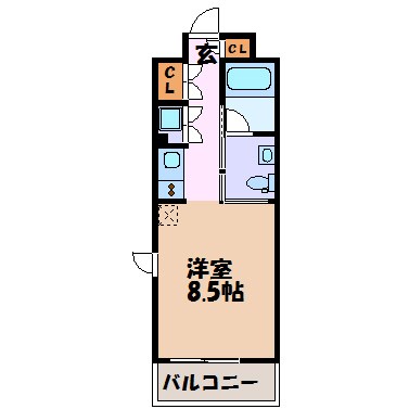 白川公園パークマンション 間取り図