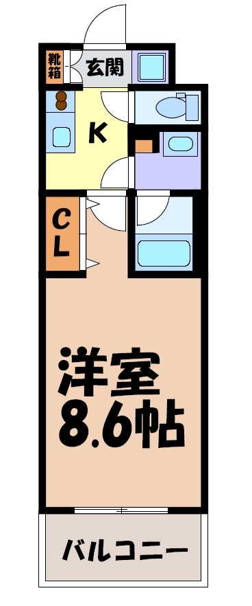 フローラル東別院 間取り図