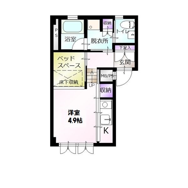 Plumeria鶴舞 間取り図