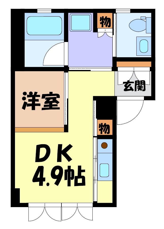 Plumeria鶴舞 間取り図