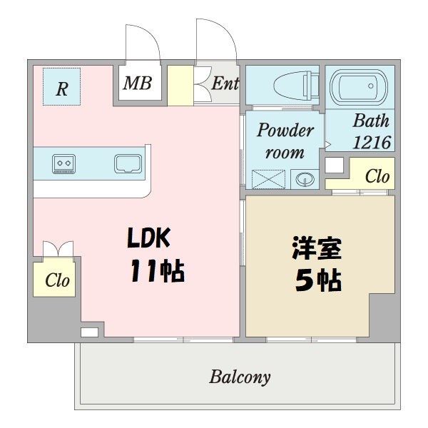 ロータス本陣通 間取り図