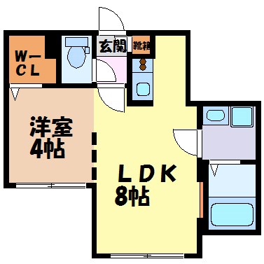 Branche桜山Ⅲ 間取り