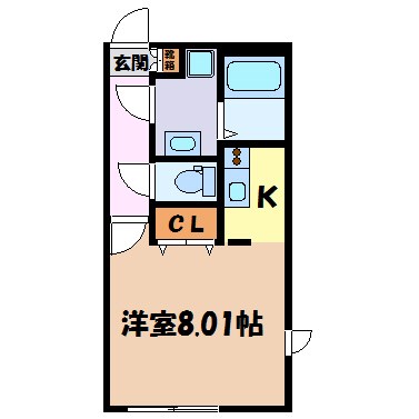 Branche桜山Ⅲ 間取り図