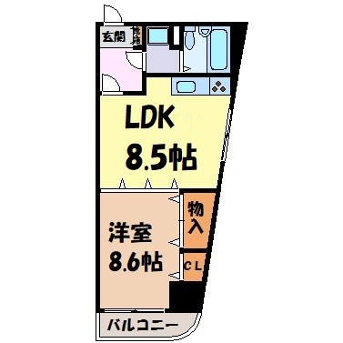 パルナス栄 間取り図