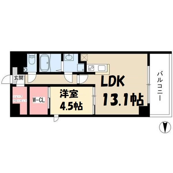 Viare storia 間取り図