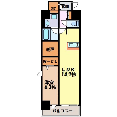 ロイジェント日吉 間取り図