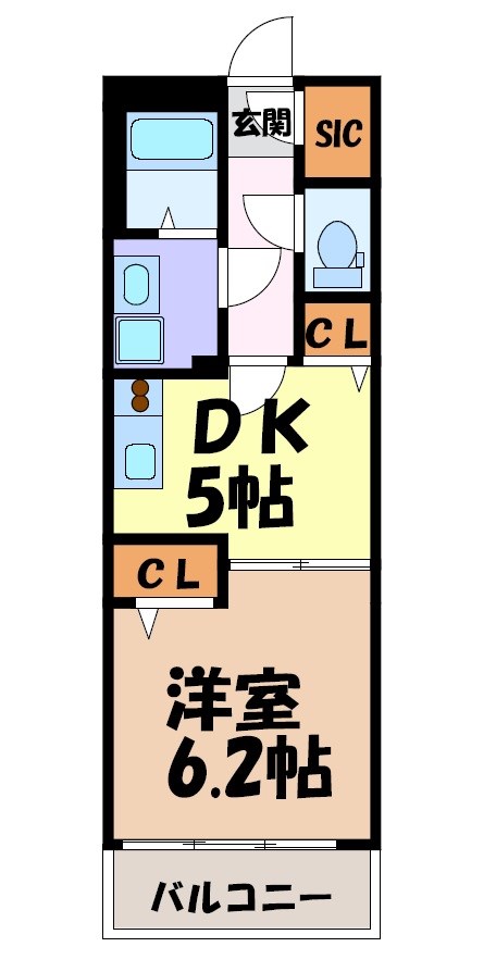 Willdo太閤通 間取り図