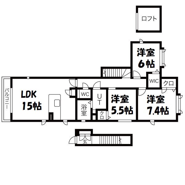 ヒルズ覚王山北 間取り図