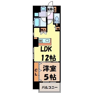 K CLASSY IMAIKE 間取り図