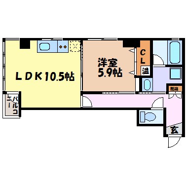 サン・フシミビル 間取り図