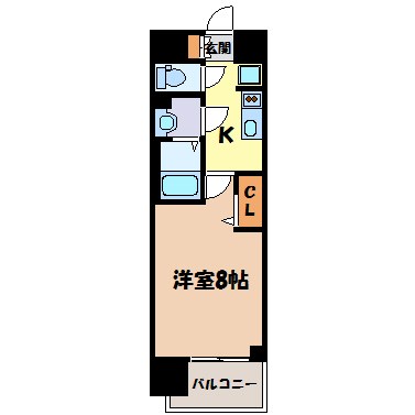 プレサンス上前津フィット 間取り図