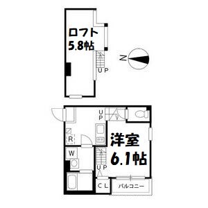 ハーモニーテラス松園 間取り図
