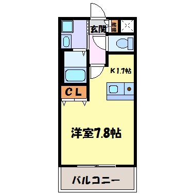 プレサンス名古屋駅前 間取り図