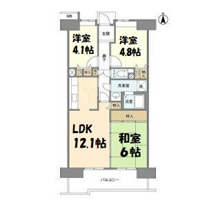 アーバンドエル八事石坂 間取り図