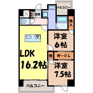 コモレビスクエア名駅北 間取り図