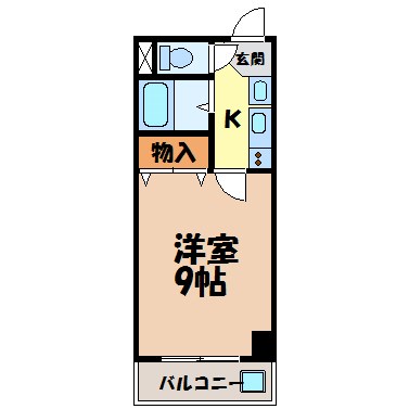 桜マンションⅡ 間取り図