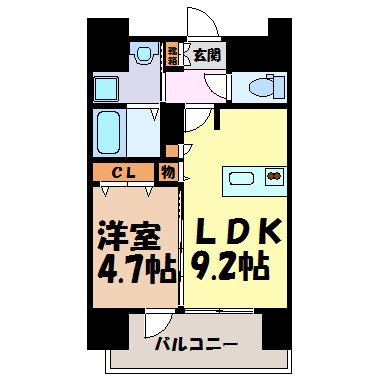 ファステートNAGOYA今池バレンシア 間取り図