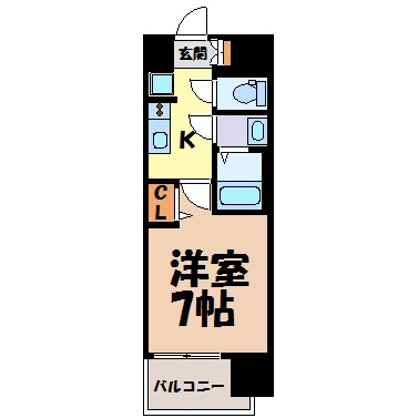 ファステートNAGOYA今池バレンシア 間取り図