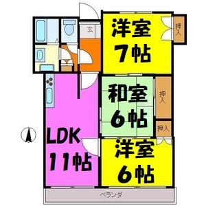 振甫ニューコーポ 間取り図