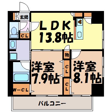 さくらHills NISHIKI Platinum Residence 間取り図