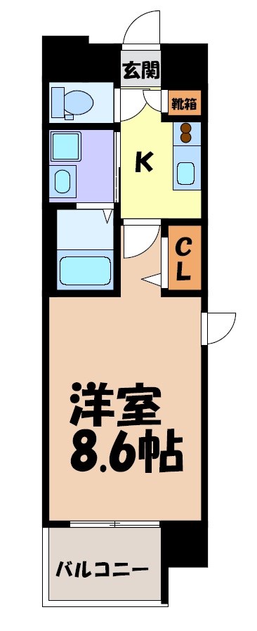 パルティール浅間町 間取り図