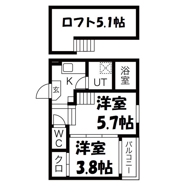 ハーモニーテラス城東町 間取り