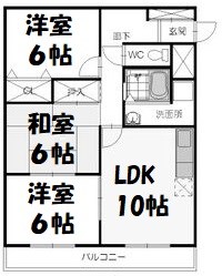 エクセル田幡 間取り図