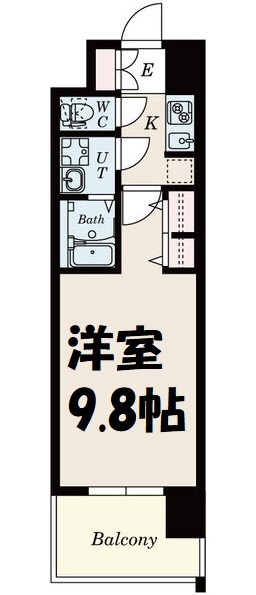 La Douceur志賀本通Ⅱ 間取り図