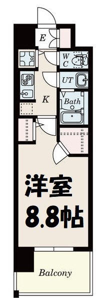 La Douceur志賀本通Ⅱ 間取り図