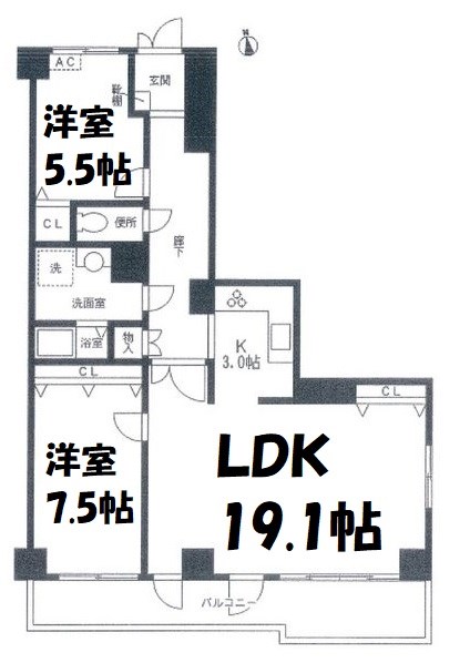 池下タワーズ 間取り図