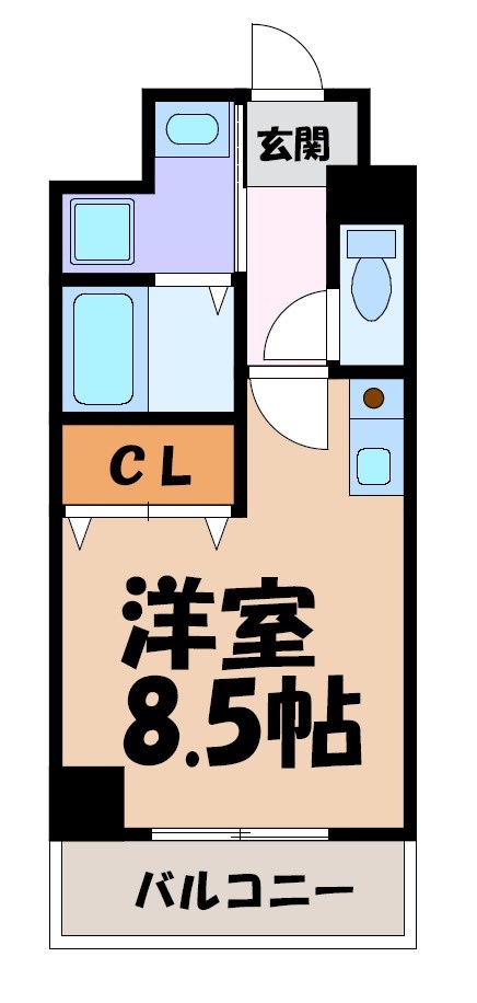 アルバ志賀本通 間取り図