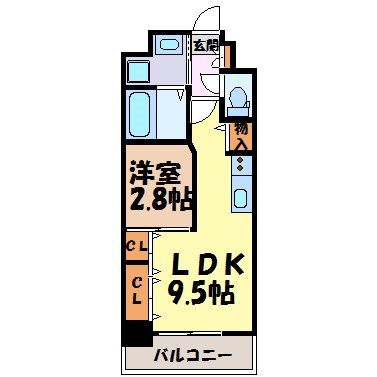 ラクラーレＶＩＮＴＩＡ 間取り図