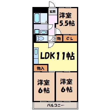 プレザント白金 間取り図