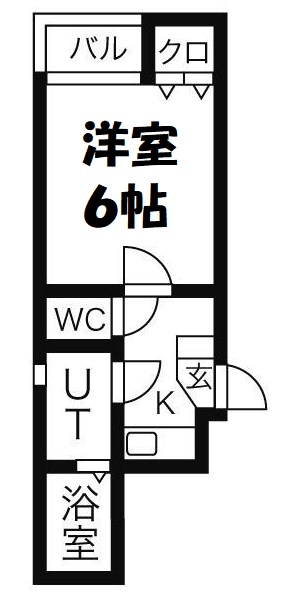 A-legato大喜 間取り図