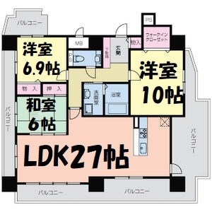サムティイースト白壁 間取り図