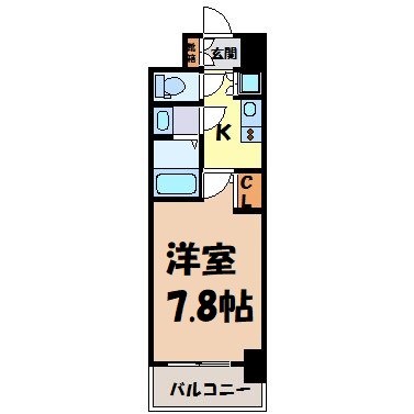 S-RESIDENCE志賀本通 間取り図