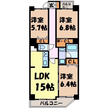 Ａｍｂｉｅｎｔｅ泉 間取り図