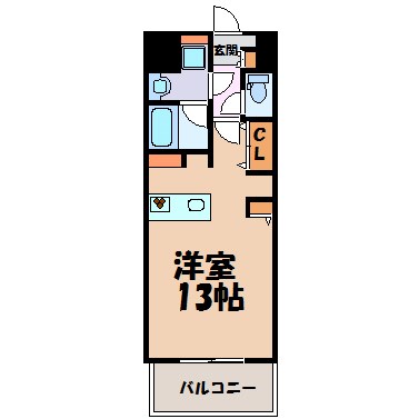 プレミアムコート大須 間取り図