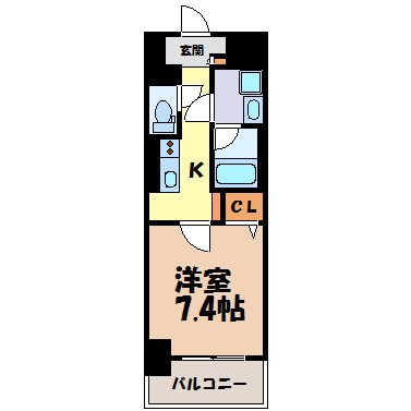 シャルマンソワレ名駅 間取り図