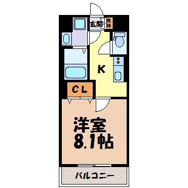 ブルースカイ 間取り図